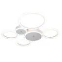 Люстра потолочная светодиодная Escada Saturn 24 м² регулируемый белый свет цвет белый