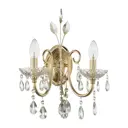 Настенный светильник Odeon Light Versia Od_4977_2w цвет золото/хрусталь