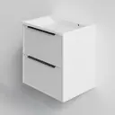Тумба под раковину La Fenice SIMPLA Bianco TWIN 60 см белая