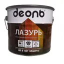 Лазурь для дерева Деоль полуглянцевая цвет тик 2.7 л