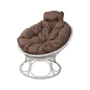 Кресло M-group 12870105 Home 77 см x 58 см x 68 см искусственный ротанг белый