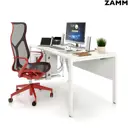 Письменный стол 28491.70x100:AA.25/04-01 Zamm Формат PRO 100x74x70 см Металл цвет белый