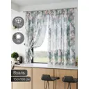 Тюль Comfy way Базовая комплектация CW786058 на шторной ленте 160x150 см цвет синий
