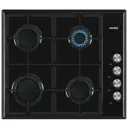 Газовая варочная панель Simfer H60Q40B416 60 см 4 конфорки цвет черный 339645