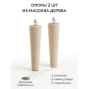 Мебельная ножка Monofix 18 см со шпилькой 2 шт без покрытия
