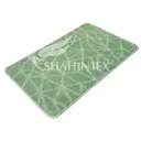 Коврик для ванной комнаты Shahintex 324597 80x50см цвет зеленый