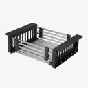 Держатель для аксессуаров Dikalan TB001-7 21.5x9x27 см нержавеющая сталь цвет хром, черный