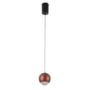 Люстра подвесная светодиодная Crystal lux Caro sp led red 1 м² нейтральный белый свет цвет красный