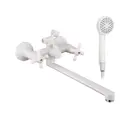 Смеситель для ванны Plamix PM3028 цвет белый матовый