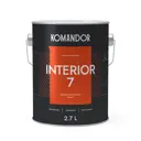 Краска интерьерная моющаяся Komandor 270992 матовая цвет бесцветный база C 2.70 л