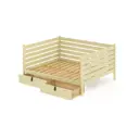 Кровать Solarius Tahta-spin140-180van-2yash 150 x 101 x 190 см сосна цвет бежевый