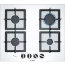 Газовая варочная панель Bosch PPP6A2B20O 59 см 4 конфорки цвет белый