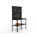 Стол-верстак Metalex 117249 950x1500x400 мм, максимальная нагрузка до 260 кг, с комплектом аксессуаров