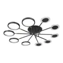Светильник потолочный светодиодный LOFT IT 10164M Black Megan 17 м² теплый белый свет цвет черный