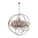 Люстра подвесная Loft it Foucaults orb crystal Loft1897-15 15 лампа 23.6 м² цвет коричневый
