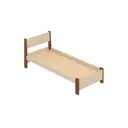 Кровать Solarius Мишка сплошное основание mkr-obiv-rs3-temd70-190-full 80 x 80 x 200 см дерево цвет бежевый/темный дуб