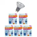 Набор ламп светодиодных Osram 4058075608696-5 GU10 220-240 В 9.6 Вт спот 750 Лм теплый белый (желтый) свет 5 шт
