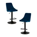 Комплект барных стульев 2 шт Dobrin Joseph black lm-5021 48x110x54 см цвет синий