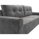 Диван раскладной Лига диванов Диван прямой Амстердам 230x96x105 см велюр цвет tower 10 серый