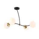 Люстра на штанге Ambrella Light Traditional modern Ambr_tr2544 4 лампы 12 м² цвет бронза