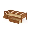 Тахта односпальная Solarius сплошное основание с 2 выкатными ящиками 110x63x170 см сосна цвет ольха