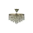 Люстра на штанге Arti lampadari Castellana nickel Al_castellana_e_1.3.30.601_n 4 лампы 13.3 м² цвет прозрачный/матовый