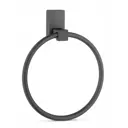 Держатель для полотенец Potato P1604 15.5 см цвет черный