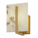 Настенный светильник Imperiumloft Marble square wall lamp 74296-22 цвет коричневый
