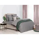 Простыня Sleep ix Сакаи 220x240 см перкаль без резинки цвет серый