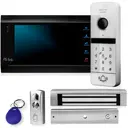 Комплект видеодомофона Ps-link KIT-7627BW-18 7" цвет чёрный