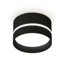 Светильник точечный накладной Ambrella light Xs8102020 2 м² цвет черный