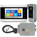 Комплект Wi Fi видеодомофона Ps-link KIT-DB09-MG 7" цвет серый/серебристый