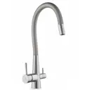 Смеситель для кухни Wasser zimmer ZM-6013Q гибкий излив 21 см цвет сатин