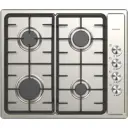 Газовая варочная панель Darina 1T1 BGM 341 12 X 59 см 4 конфорки цвет нержавеющая сталь 269276