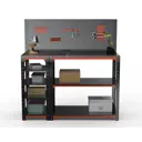 Стол-верстак Metalex Kit 204551 950x1400x400 мм, максимальная нагрузка до 260 кг