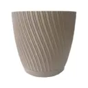 Кашпо Mika Form-plastic d 19 см 18 см 3.5 л полипропилен бежевый