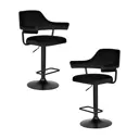 Комплект барных стульев 2 шт Dobrin Charly black lm-5019 61x120x54 см цвет черный