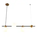 Светильник подвесной Omnilux Nembro Oml-59503-04 4 лампы 5 м² цвет черный