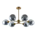 Люстра потолочная Arte Lamp 6 ламп 10 м² цвет медный