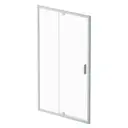 Душевая дверь Am.pm W90G-120-1P-MT 120см эффект стекла без покрытия 1 подвижная дверь + 1 неподвижная дверь