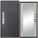 Входная дверь Diva STR МХ-39 205x86см правый цвет Д15 сандал белый/венге с зеркалом