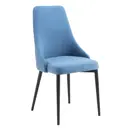 Кухонный стул DareOn Сильвер 52x48x66 см ткань цвет синий