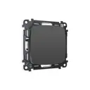 Суппорт для розеток и выключателей Ambrella Volt Omega MO916010 цвет графит