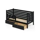 Кровать Solarius Det-spin70-180ser-orto-2yash 80 x 101 x 190 см сосна цвет серый