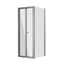 Душевая перегородка Grossman GR-8080Al2 70x100см хромированный профиль