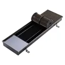 Конвектор внутрипольный KZV Power Ra Br 1200x300x80 мм биметалл бронзовый