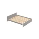 Кровать Solarius Двуспальная Классика мягкая 1270 150 x 63 x 210 см массив сосны цвет светло-серый/белый