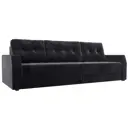 Диван раскладной Лига диванов Диван прямой Атлантида Б/С 222x94x103 см велюр цвет tower 11 темно-серый