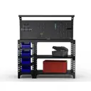 Стол-верстак Metalex Sun 117338 950x1400x400 мм, максимальная нагрузка до 260 кг, с комплектом освещения