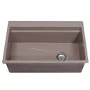 Мойка для кухни врезная Granalliance Ga-29 68.5x46.5 см глубина чаши 21 см литьевой мрамор цвет терракота